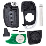 2016-2019 Hyundai Tucson / 4-Button 4D60 Chip Remote Flip Key / PN: 95430-D3010 / TQ8-RKE-4F25 / (AFTERMARKET)